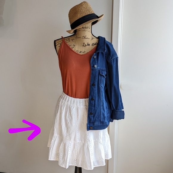 NWT Skies Are Blue Amelie Tiered Skirt - Picture 2 of 5